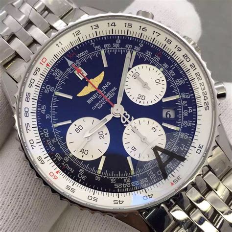 breitling navitimer blue replica|best breitling watches reproductions.